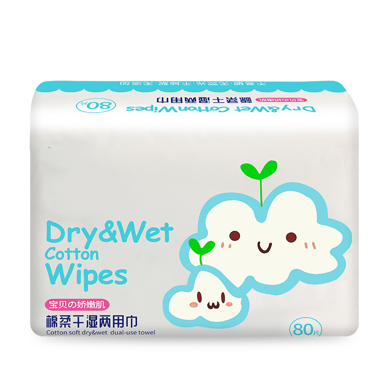 Multi-purpose Infant Makeup Skin Care baby dry wet wipes