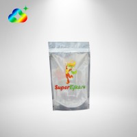 China Manufacturers Square Bottom Food Grade Sea Salt / Peppercorns Custom Printing Gusset Base Clear Stand Up Pouch